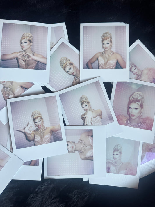 CRYSTAL Envy SIGNED POLAROIDS : PRESS WEEK