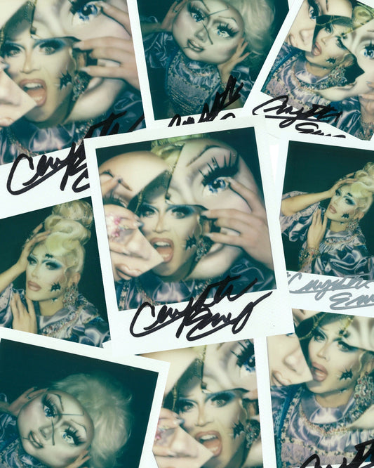 CRYSTAL ENVY SIGNED POLAROIDS : MASK FOR MASK SINGER