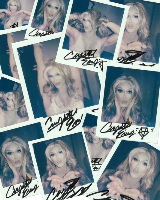 CRYSTAL ENVY SIGNED POLAROIDS: TALENT SHOW